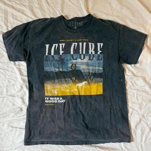 Ice-cube Men's Black and Grey T-shirt